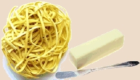 Noodles and butter